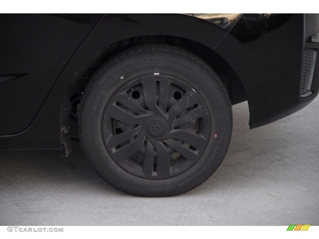 2015 Fit LX - Crystal Black Pearl / Black photo #29