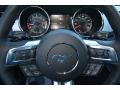 2017 Ford Mustang Dark Saddle Interior Steering Wheel Photo