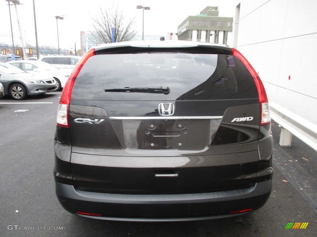 2014 CR-V EX AWD - Kona Coffee Metallic / Black photo #5