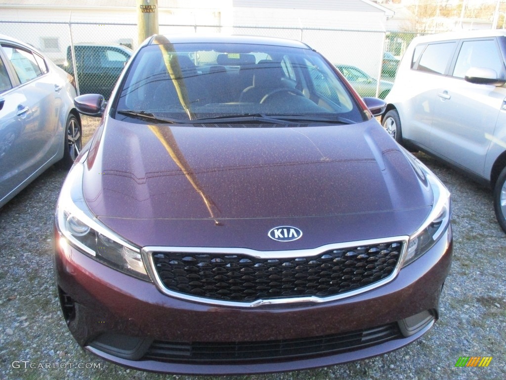 2017 Forte LX - Garnet Red / Black photo #2