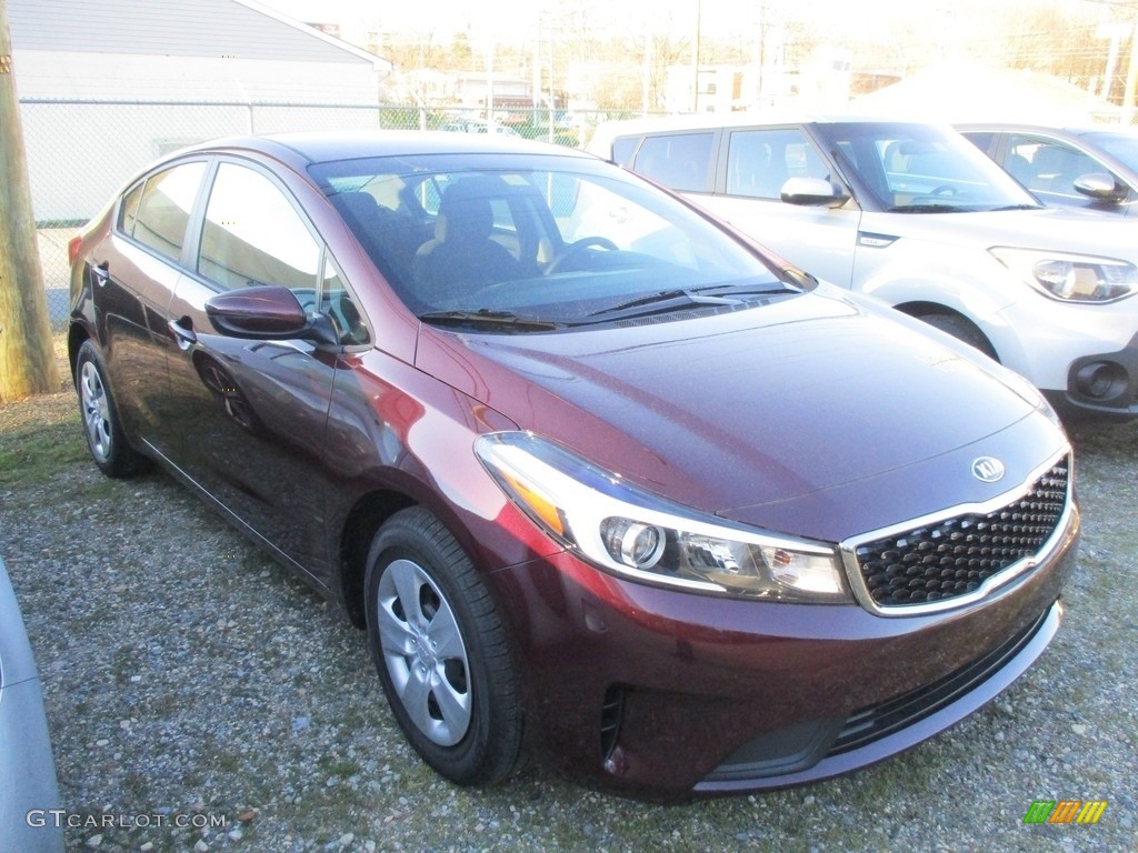 2017 Forte LX - Garnet Red / Black photo #3