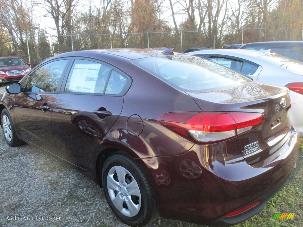 2017 Forte LX - Garnet Red / Black photo #4