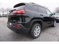 2017 Diamond Black Crystal Pearl Jeep Cherokee Sport  photo #3