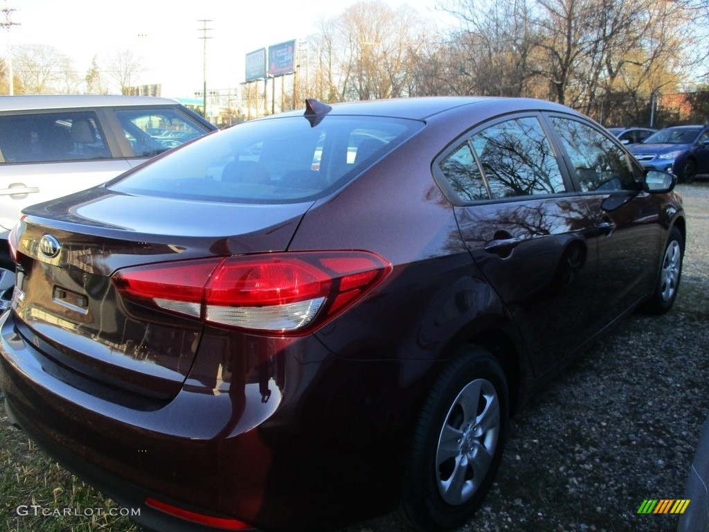 2017 Forte LX - Garnet Red / Black photo #5