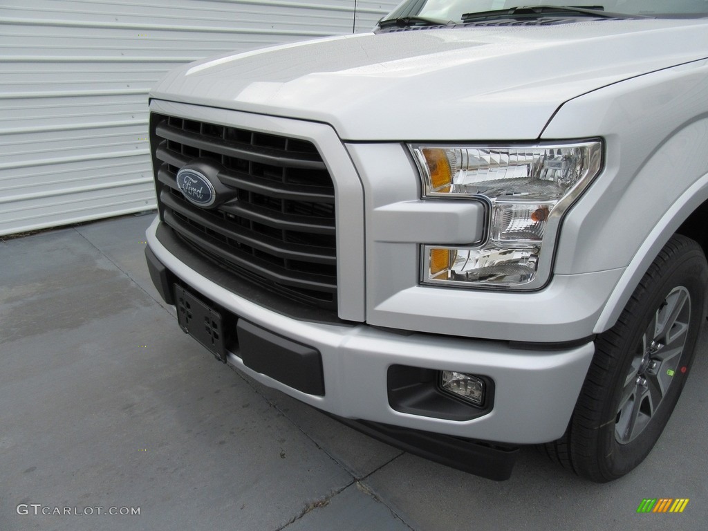 2017 F150 XLT SuperCrew - Ingot Silver / Black photo #10