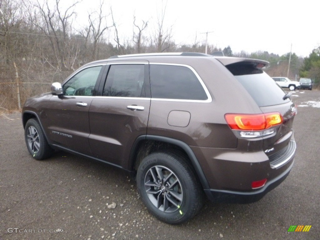 2017 Grand Cherokee Limited 4x4 - Walnut Brown Metallic / Black photo #3