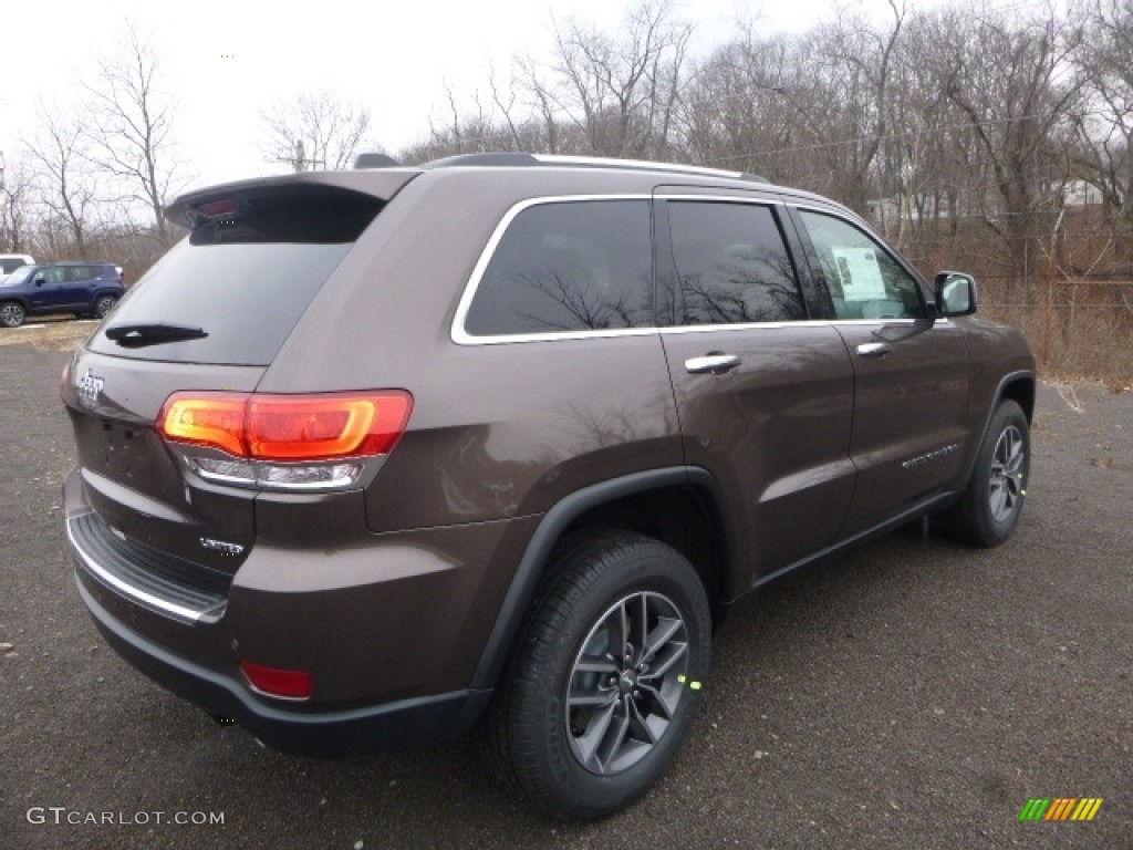 2017 Grand Cherokee Limited 4x4 - Walnut Brown Metallic / Black photo #5