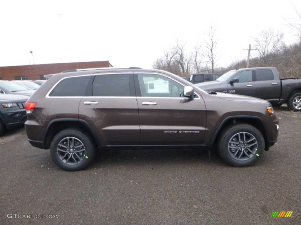 2017 Grand Cherokee Limited 4x4 - Walnut Brown Metallic / Black photo #6