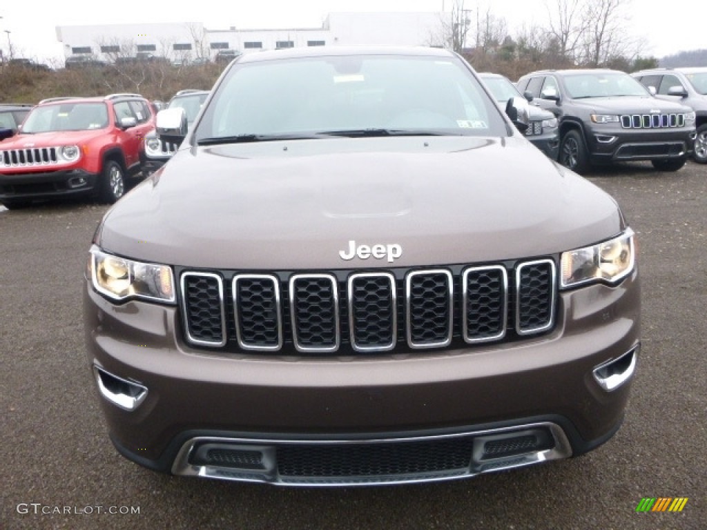 2017 Grand Cherokee Limited 4x4 - Walnut Brown Metallic / Black photo #10