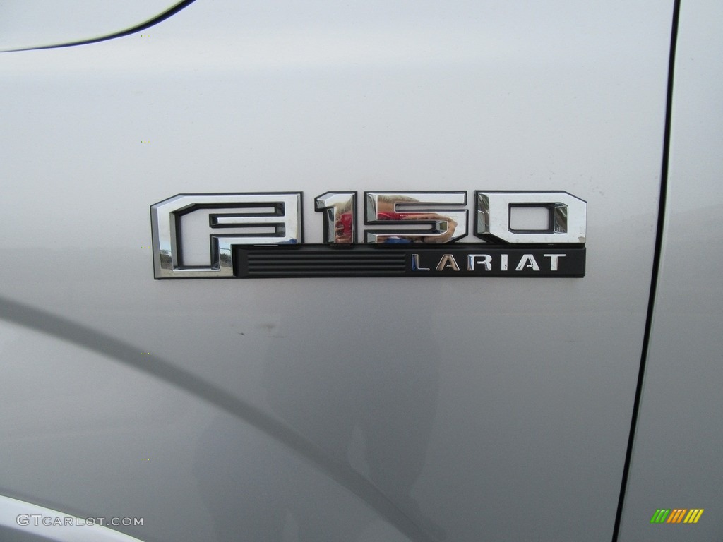 2017 F150 Lariat SuperCrew 4X4 - Ingot Silver / Black photo #14