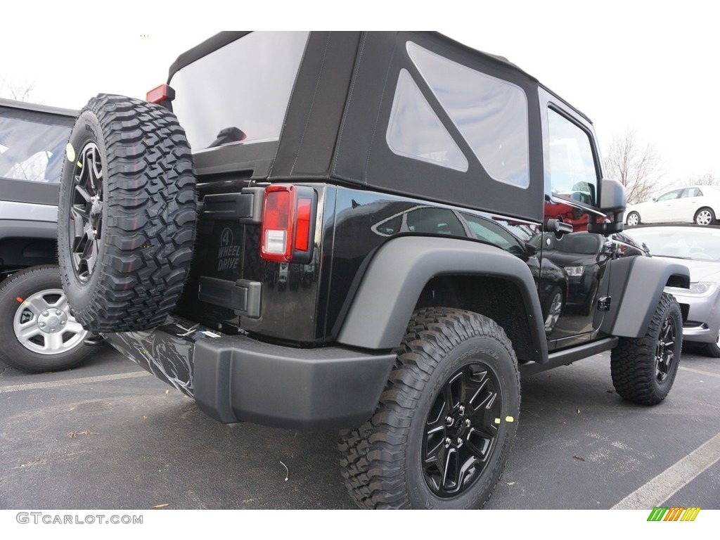 2017 Wrangler Sport 4x4 - Black / Black photo #3