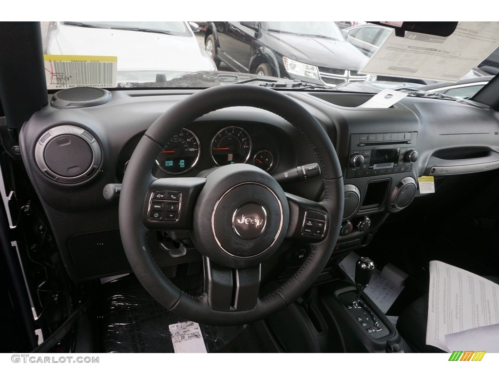 2017 Wrangler Sport 4x4 - Black / Black photo #6