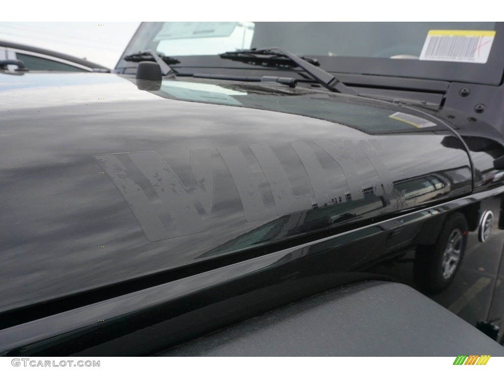 2017 Wrangler Sport 4x4 - Black / Black photo #8