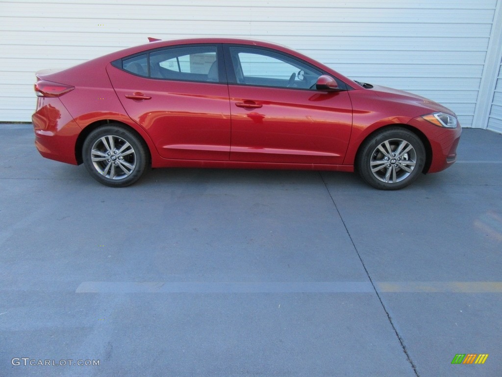 2017 Elantra SE - Red / Gray photo #3