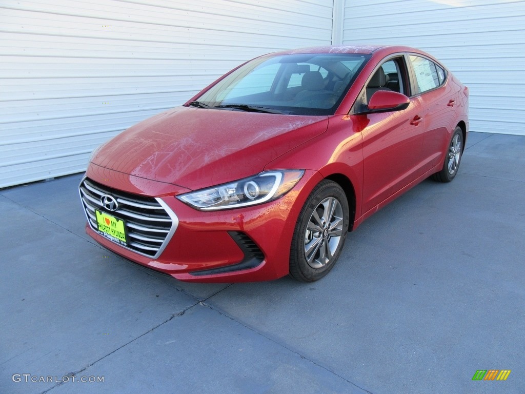 2017 Elantra SE - Red / Gray photo #7