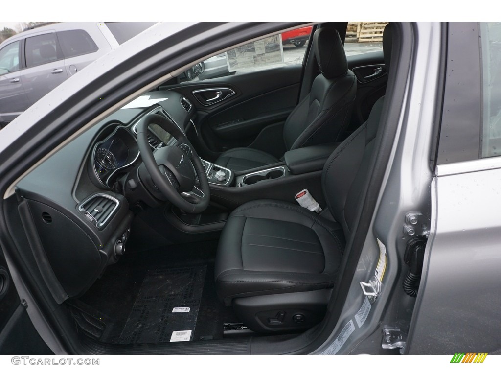 Black Interior 2017 Chrysler 200 Limited Photo #117710255