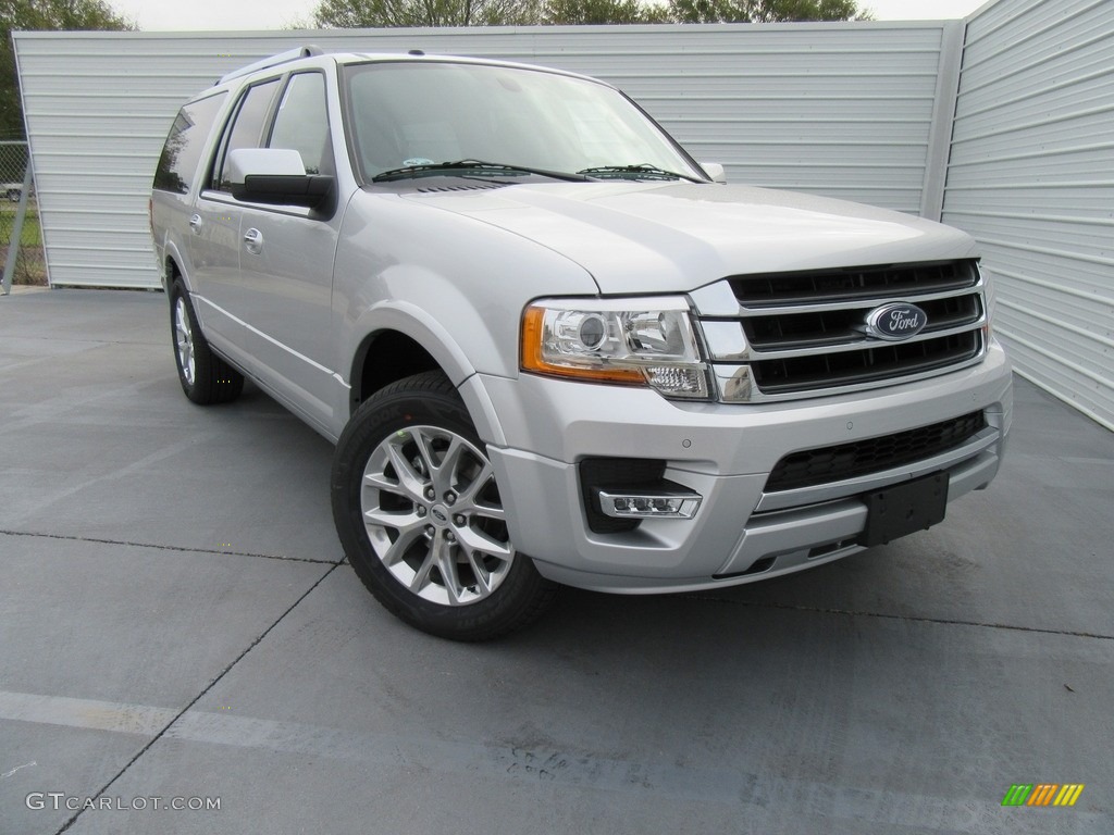 Ingot Silver 2017 Ford Expedition EL Limited Exterior Photo #117710774