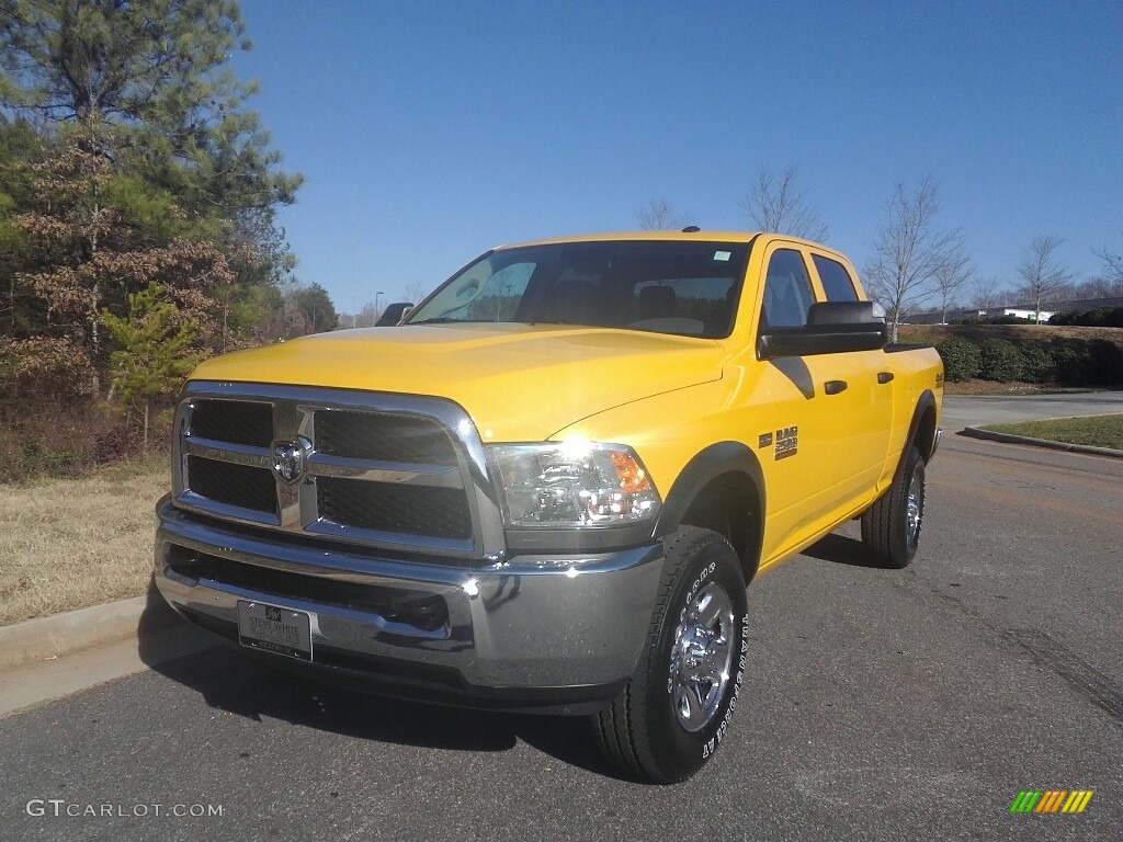 2017 2500 Tradesman Crew Cab 4x4 - Detonator Yellow / Black/Diesel Gray photo #2