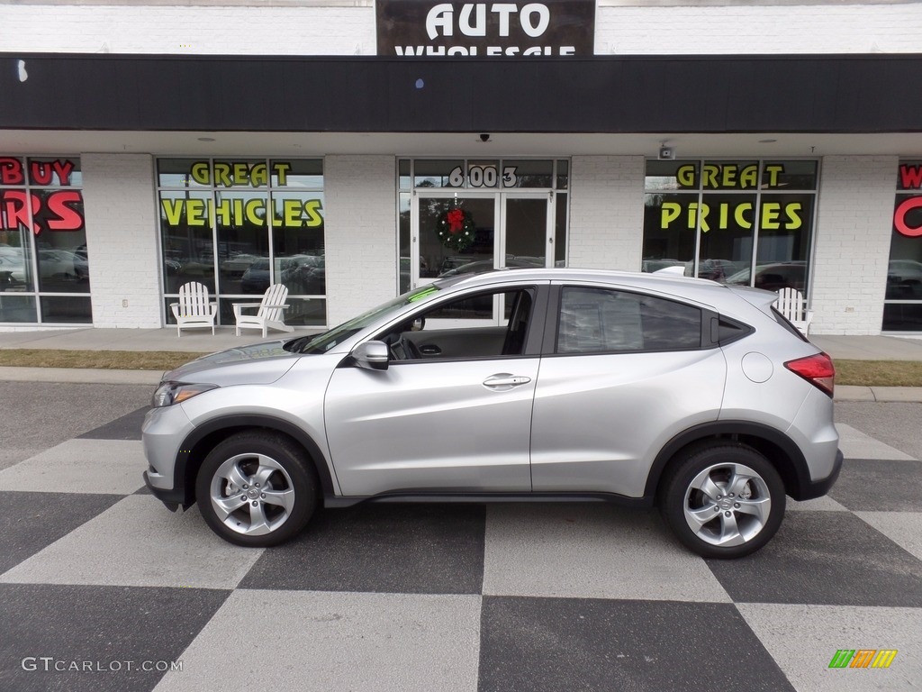 2016 HR-V EX-L Navi - Alabaster Silver Metallic / Gray photo #1