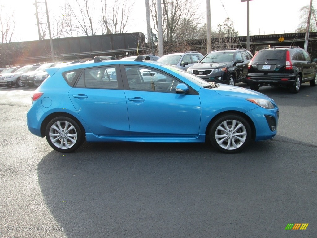 2010 MAZDA3 s Sport 5 Door - Celestial Blue Mica / Black photo #5