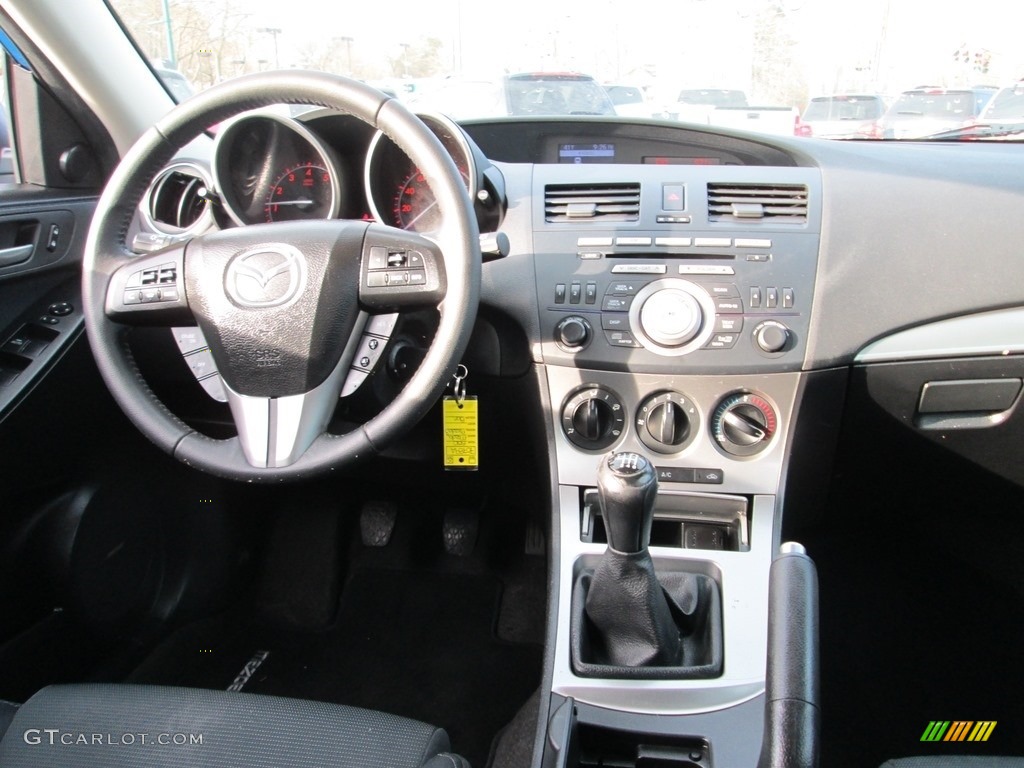 2010 MAZDA3 s Sport 5 Door - Celestial Blue Mica / Black photo #10