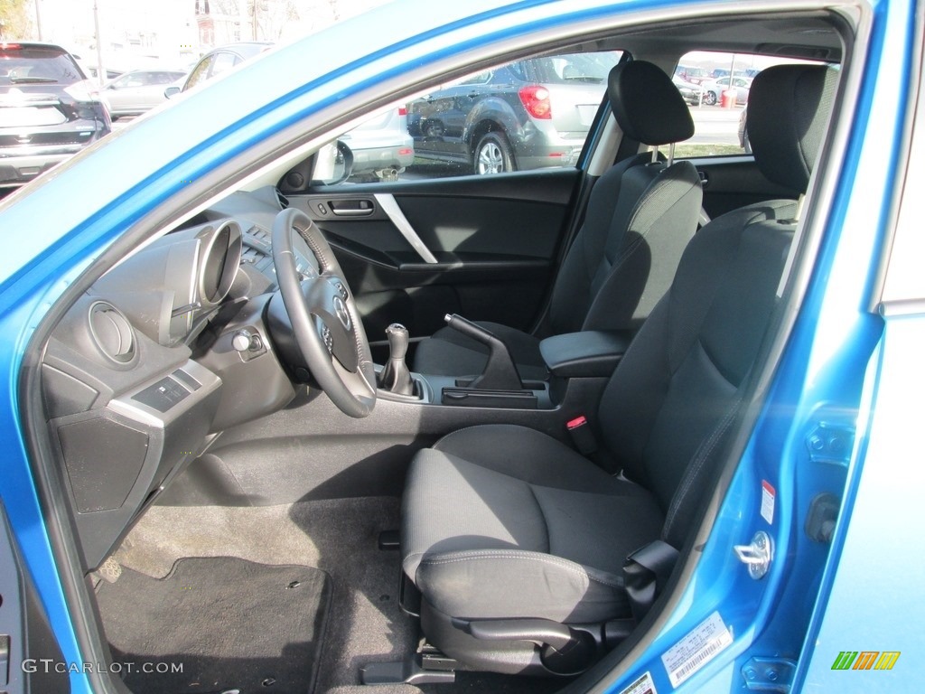 2010 MAZDA3 s Sport 5 Door - Celestial Blue Mica / Black photo #12