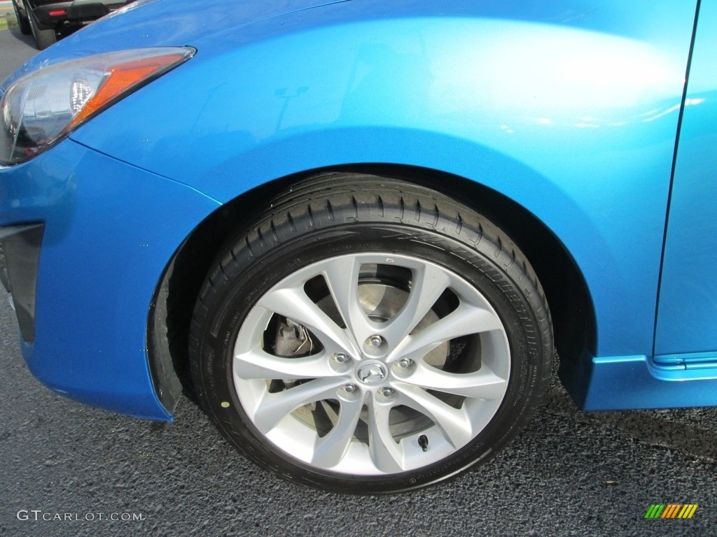 2010 MAZDA3 s Sport 5 Door - Celestial Blue Mica / Black photo #21