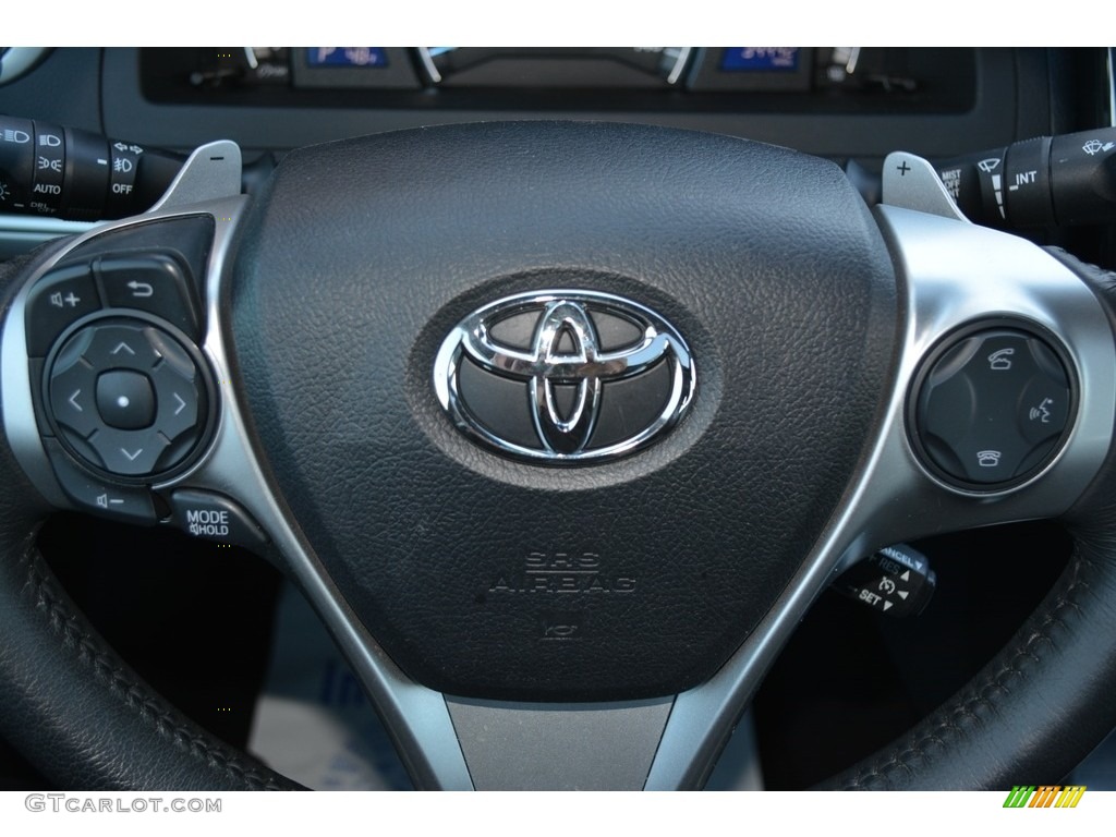 2014 Camry SE V6 - Classic Silver Metallic / Black/Ash photo #25