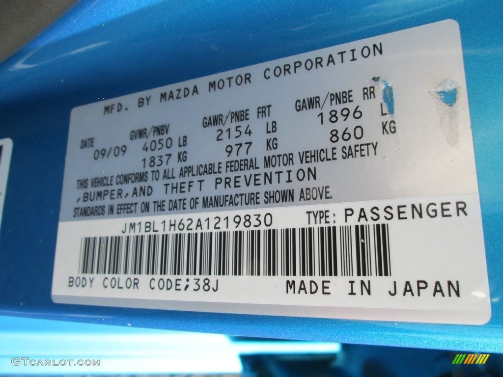 2010 MAZDA3 s Sport 5 Door - Celestial Blue Mica / Black photo #29