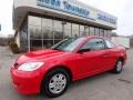 2004 Rally Red Honda Civic Value Package Coupe #117705805