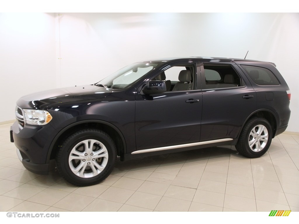 2013 Durango SXT AWD - True Blue Pearl / Dark Graystone/Medium Graystone photo #3