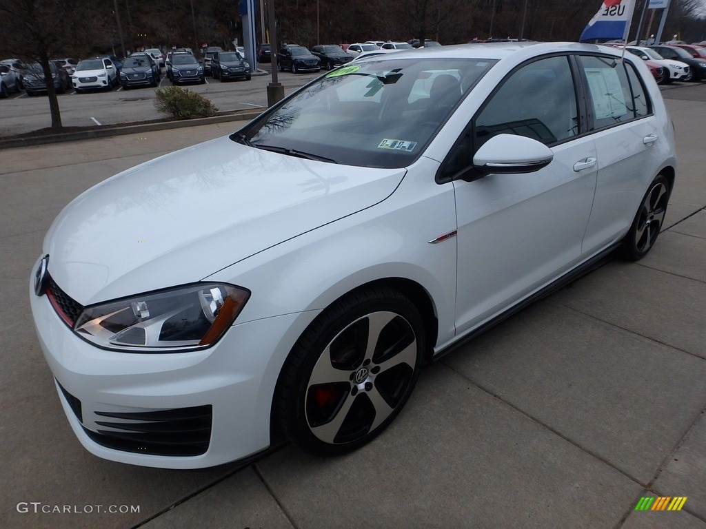 Pure White 2016 Volkswagen Golf GTI 4 Door 2.0T S Exterior Photo #117716129