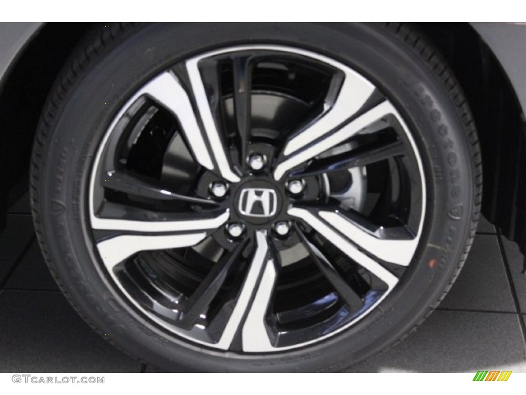 2017 Civic Touring Sedan - Modern Steel Metallic / Gray photo #2