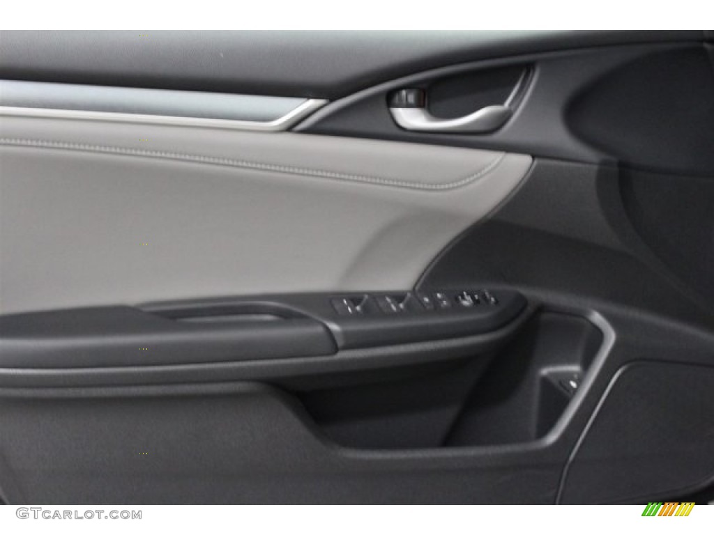 2017 Civic Touring Sedan - Modern Steel Metallic / Gray photo #7