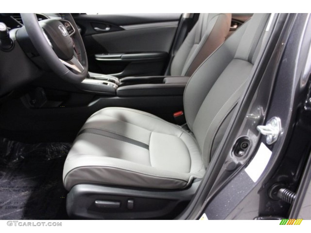 2017 Civic Touring Sedan - Modern Steel Metallic / Gray photo #9