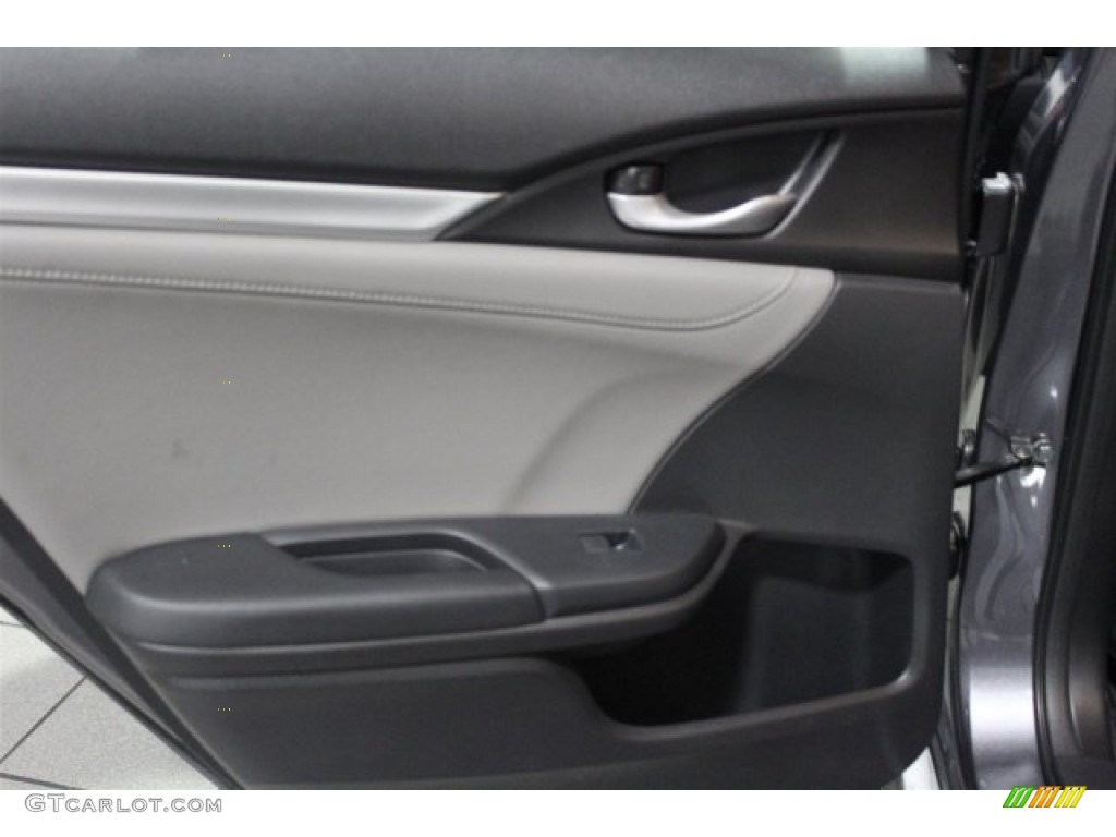 2017 Civic Touring Sedan - Modern Steel Metallic / Gray photo #26