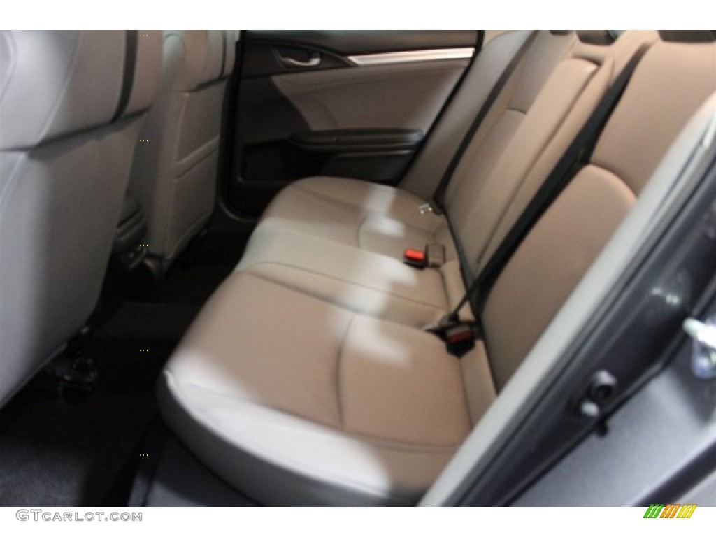 2017 Civic Touring Sedan - Modern Steel Metallic / Gray photo #27