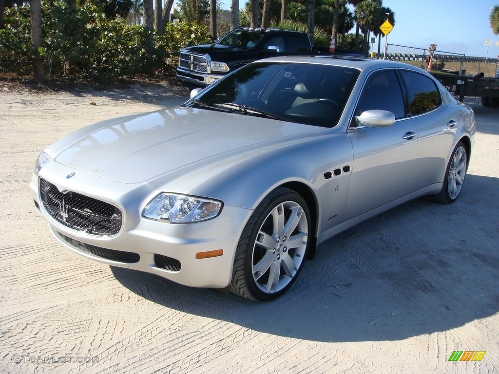 2007 Quattroporte Sport GT - Grigio Touring Metallic (Silver) / Nero photo #3