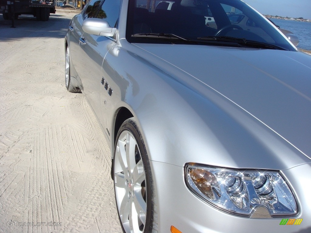2007 Quattroporte Sport GT - Grigio Touring Metallic (Silver) / Nero photo #9