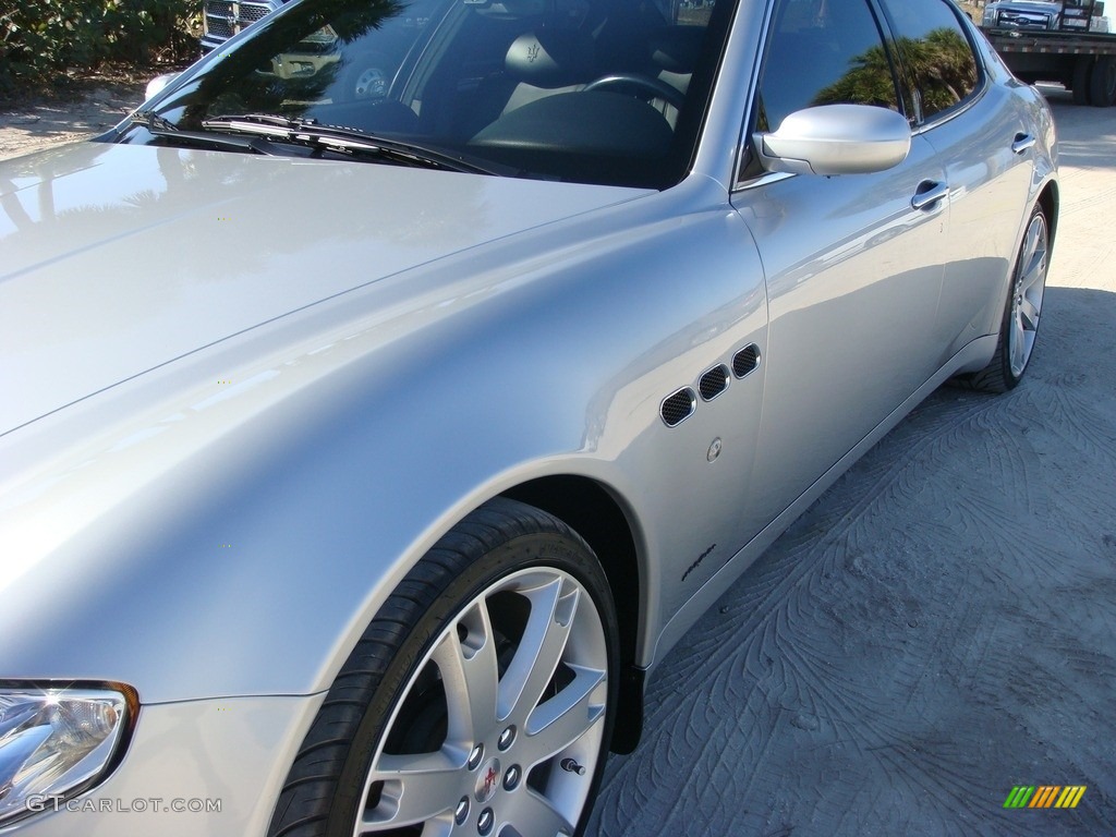 2007 Quattroporte Sport GT - Grigio Touring Metallic (Silver) / Nero photo #10