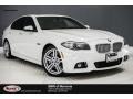 Alpine White 2014 BMW 5 Series 550i Sedan