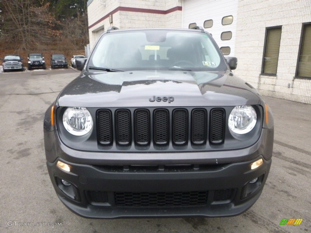 2017 Renegade Altitude 4x4 - Granite Crystal Metallic / Black photo #4