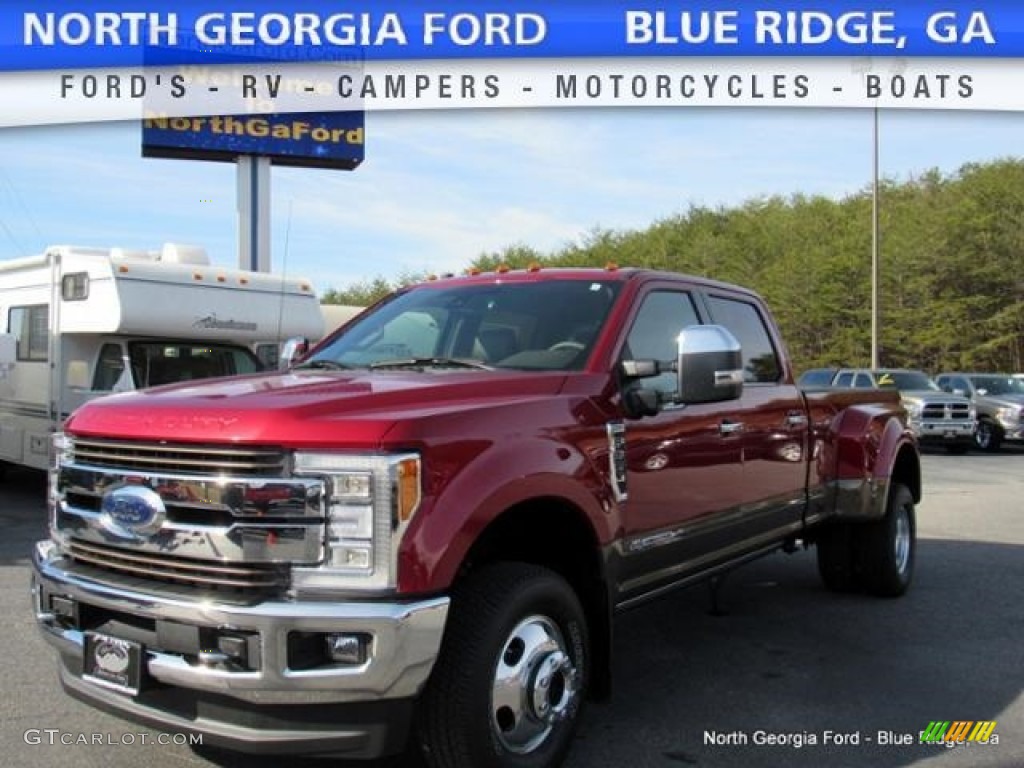 2017 Ruby Red Ford F350 Super Duty King Ranch Crew Cab 4x4