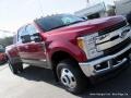 2017 Ruby Red Ford F350 Super Duty King Ranch Crew Cab 4x4  photo #37