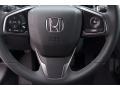 Black 2017 Honda Civic EX-L Navi Hatchback Steering Wheel
