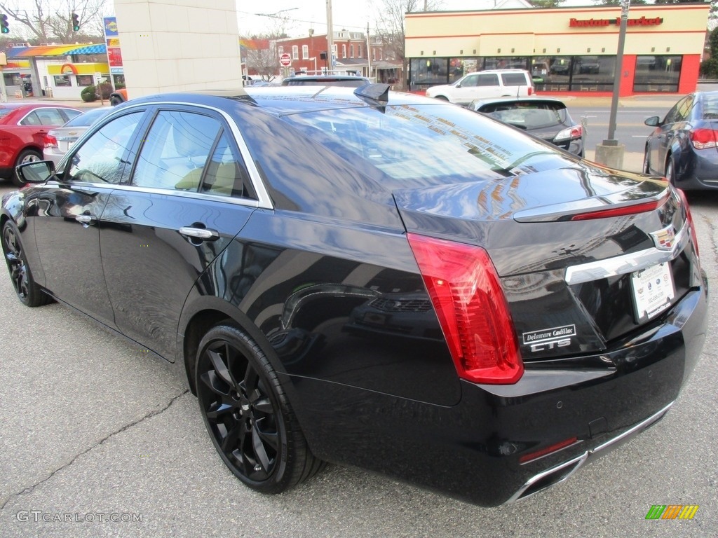 2015 CTS Vsport Premium Sedan - Black Diamond Tricoat / Light Cashmere/Medium Cashmere photo #4