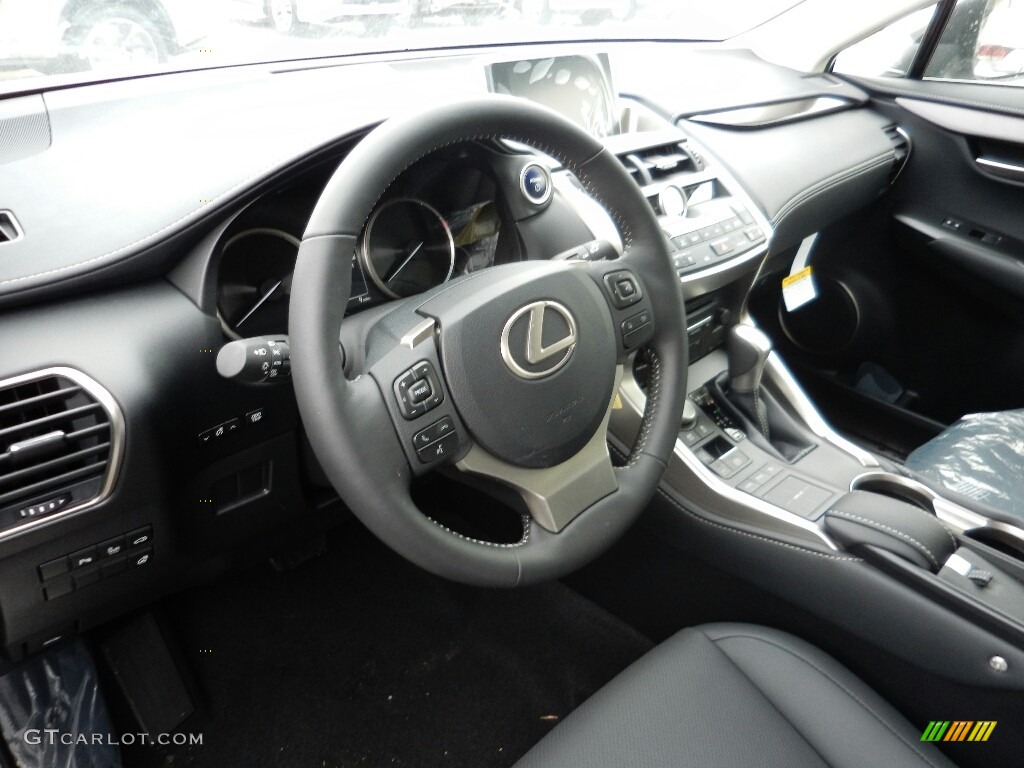 Black Interior 2017 Lexus NX 300h AWD Photo #117725066