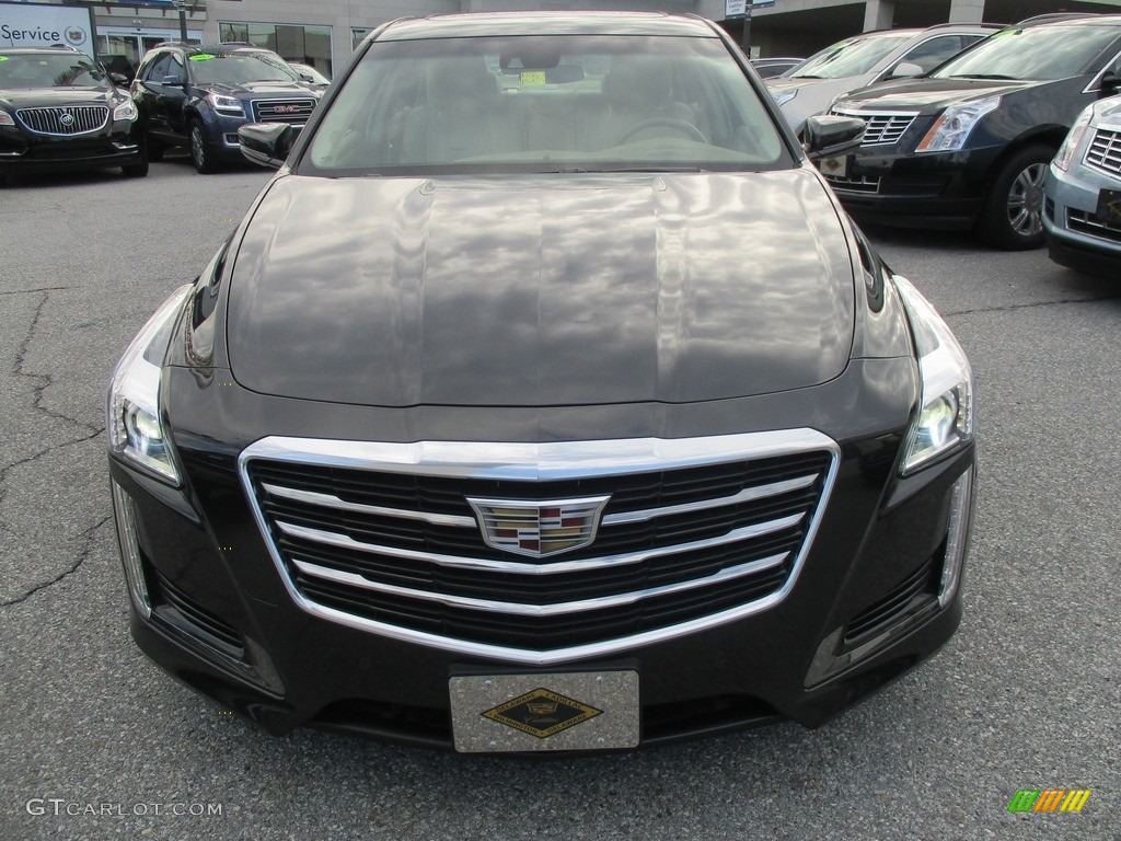2015 CTS Vsport Premium Sedan - Black Diamond Tricoat / Light Cashmere/Medium Cashmere photo #9