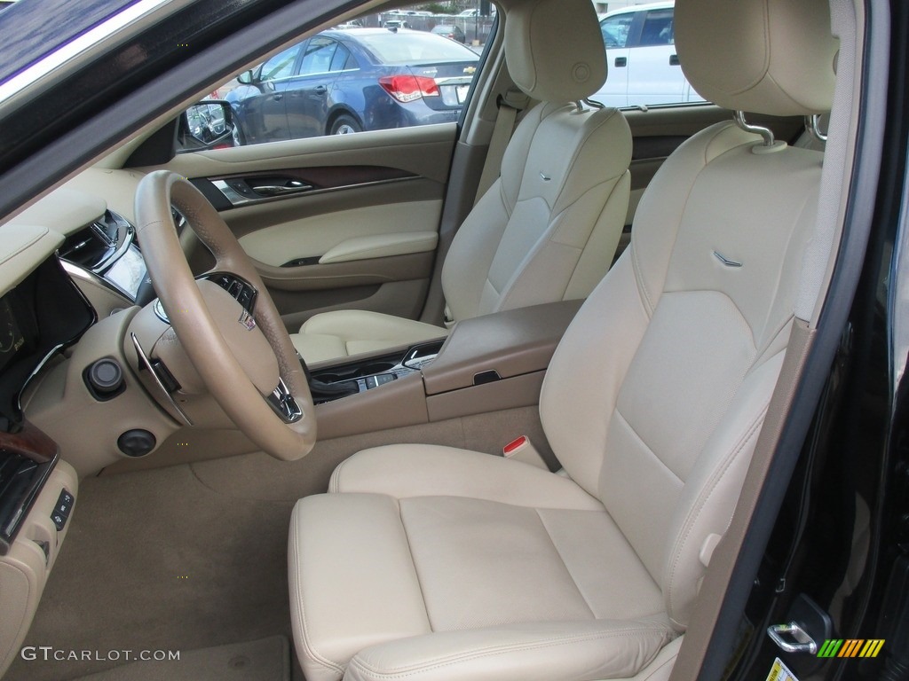 2015 CTS Vsport Premium Sedan - Black Diamond Tricoat / Light Cashmere/Medium Cashmere photo #10