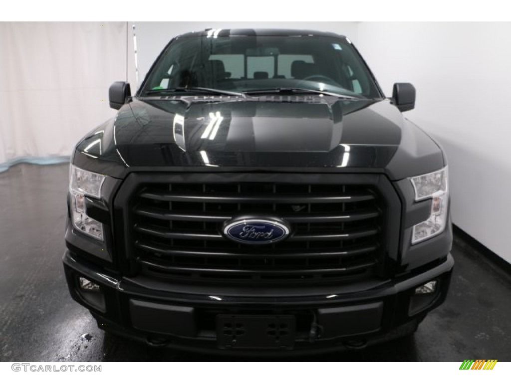 2017 F150 XLT SuperCrew 4x4 - Shadow Black / Black photo #5